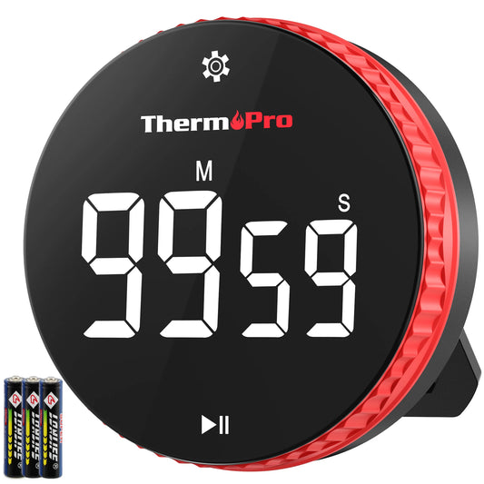 ThermoPro TM04 Digital Kitchen Timer with 99 Hour Range