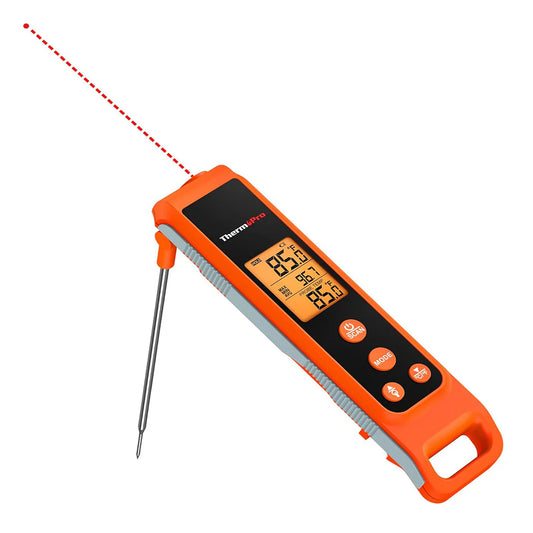 TP420 2-in-1 Instant Read Thermometer for Cooking, Infrared Thermometer
