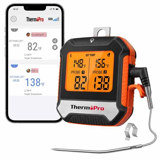 ThermoPro TP903 450 ft Wireless Meat Thermometer with 1 Probes with Bluetooth