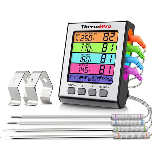 TP17H Leave-In 4-Probes Meat Thermometer